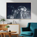 Jellyfish Wall Art Canvas Print, Modern Abstract Jellyfish