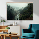 Misty Forest Wall Art | Ready to Hang and Framed | Tranquil by MyGreatCanvas | Canvas Wall Art Prints | Photo Prints & Wall Decor