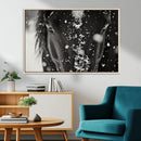Winter Horse Snow Wall Art Canvas Print