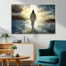 Jesus Walking on Water Wall Art | Canvas Print | Ready to