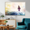 Watercolor Jesus Walking on Water Canvas Print, Christian by MyGreatCanvas | Canvas Wall Art Prints | Photo Prints & Wall Decor