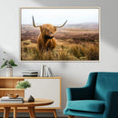 Scottish Highland Cow Wall Art Canvas Print | Ready to Hang by MyGreatCanvas | Canvas Wall Art Prints | Photo Prints & Wall Decor