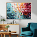 Radiant Bloom Abstract Floral Wall Art Canvas Print - by MyGreatCanvas | Canvas Wall Art Prints | Photo Prints & Wall Decor