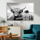 Scottish Highland Cow Wall Art | Rustic Farmhouse Décor | by MyGreatCanvas | Canvas Wall Art Prints | Photo Prints & Wall Decor