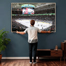 Sharks Arena Blackhawks Sharks Ice Hockey Stadium Wall Art