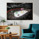 Vaudoise Lausanne Ice Hockey Arena Stadium Wall Art Canvas,