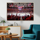 Carolina Hurricanes Ice Hockey Stadium Wall Art, Carolina