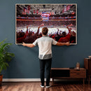 Carolina Hurricanes Ice Hockey Stadium Wall Art, Carolina