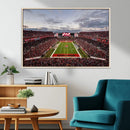 Florida Tampa Raymond James Stadium Wall Art Canvas Print -