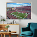 Florida Tampa Raymond James Stadium Wall Art Canvas Print -