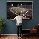 Houston Cougars Football Team Print - Houston TDECU Stadium