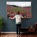 Virginia Cavaliers Football Team Print - Charlottesville Scott Stadium Print Wall Art Canvas by MyGreatCanvas | Canvas Wall Art Prints | Photo Prints & Wall Decor