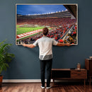 Wisconsin Badgers Football Team Print - Madison Camp Randall
