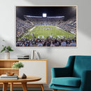 Brigham Young University Cougars Football Print Canvas - by MyGreatCanvas | Canvas Wall Art Prints | Photo Prints & Wall Decor