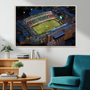 University of North Texas Mean Green Football Artwork,