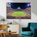 Wolfpack Football Team Print - Raleigh Carter-Finley Stadium