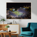 Duke University Blue Devils Football Print Canvas - Durham