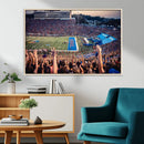 University of Kansas Jayhawks Football Team Art Print - by MyGreatCanvas | Canvas Wall Art Prints | Photo Prints & Wall Decor