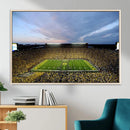 Michigan Stadium Wall Art Canvas Print, Vibrant Game Day by MyGreatCanvas | Canvas Wall Art Prints | Photo Prints & Wall Decor
