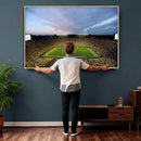 University Michigan Wolverines Football Team Canvas, Iconic by MyGreatCanvas | Canvas Wall Art Prints | Photo Prints & Wall Decor