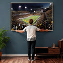 ASU Sun Devils Football Team Print Canvas - Phoenix Mountain