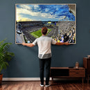 Framed USF Bulls Football Team Print - Tampa Raymond James