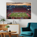 Framed Arizona Wildcats Football Team Print - Tucson Arizona by MyGreatCanvas | Canvas Wall Art Prints | Photo Prints & Wall Decor