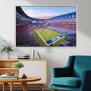 Buffalo Bills Football Team Print Canvas - Buffalo Highmark by MyGreatCanvas | Canvas Wall Art Prints | Photo Prints & Wall Decor