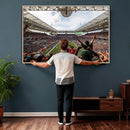 Miami Hurricanes Football Team Wall Art Print - Miami Hard