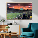 Eugene Autzen Stadium Canvas Wall Art Print – Sunset Over