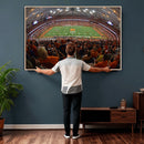 Syracuse University Orange Football Canvas Print, Football