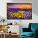 The Louisiana State University Tigers Football Team Print - by MyGreatCanvas | Canvas Wall Art Prints | Photo Prints & Wall Decor