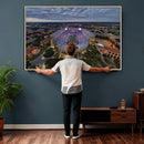 The Louisiana State University Tigers Football Team Print -
