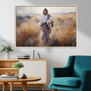 Jesus the Good Shepherd Wall Art Canvas Print - Lost Lamb