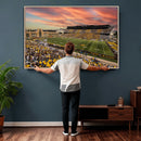 University of Wyoming Cowboys Football Team Print - Laramie