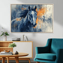 Abstract Blue Horse Wall Art Print Canvas | Horse Wall Art by MyGreatCanvas | Canvas Wall Art Prints | Photo Prints & Wall Decor
