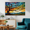Mosaic Tree Wall Art | Ready to Hang Stained Glass Style