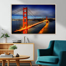Large Wall Art San Francisco Canvas Print - Wonderful Golden