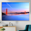Large San Francisco Wall Art Canvas Print – Framed Golden by MyGreatCanvas | Canvas Wall Art Prints | Photo Prints & Wall Decor