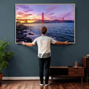 Golden Gate Bridge Wall Art Canvas Print – Framed San by MyGreatCanvas | Canvas Wall Art Prints | Photo Prints & Wall Decor