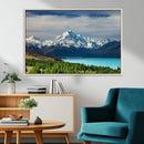 Mount Cook and Lake Pukaki Canvas Wall Art Print – Majestic by MyGreatCanvas | Canvas Wall Art Prints | Photo Prints & Wall Decor