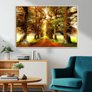 Sunshine in Forest and Trees Wall Art Canvas Print by MyGreatCanvas | Canvas Wall Art Prints | Photo Prints & Wall Decor
