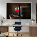 Red Wine and Bottle Canvas Print by MyGreatCanvas | Canvas Wall Art Prints | Photo Prints & Wall Decor