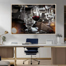 Red Wine and Glass Canvas Print by MyGreatCanvas | Canvas Wall Art Prints | Photo Prints & Wall Decor