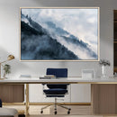 Foggy Forest Wall Art Canvas Print – Misty Mountain by MyGreatCanvas | Canvas Wall Art Prints | Photo Prints & Wall Decor