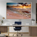 Sunset on Ocean Wall Art Canvas Print by MyGreatCanvas | Canvas Wall Art Prints | Photo Prints & Wall Decor