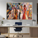 Abstract Afro American Jazz Canvas Wall Art | Music-Inspired by MyGreatCanvas | Canvas Wall Art Prints | Photo Prints & Wall Decor