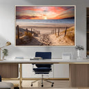 Sunset on the Sea Wall Art Canvas Print by MyGreatCanvas | Canvas Wall Art Prints | Photo Prints & Wall Decor