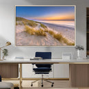 Sunrise On The Beach Wall Art Canvas Print