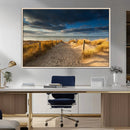 Ocean Beach Dark Clouds Wall Art Canvas Print by MyGreatCanvas | Canvas Wall Art Prints | Photo Prints & Wall Decor